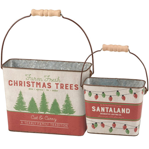 Quirks! Christmas Santaland Bucket Set