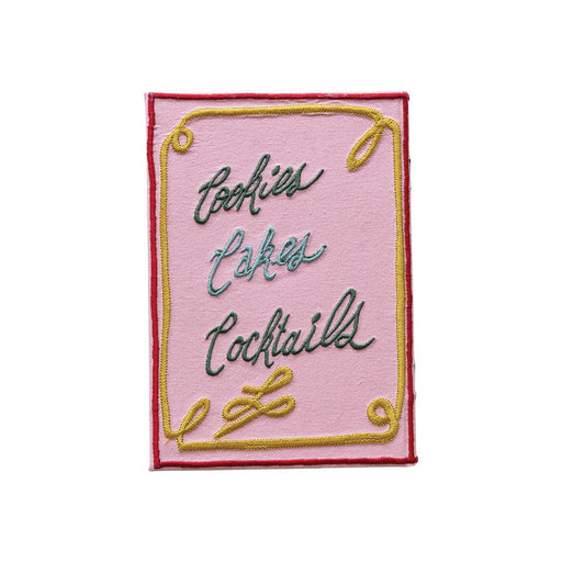 Quirks! Christmas Season's Eatings Handmade Embroidered Fabric Recipe Book