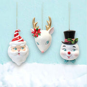 Quirks! Christmas Set of 3 Retro Character Ornaments by December Diamonds