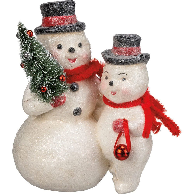 Quirks! Christmas Snowman Pair Figurine