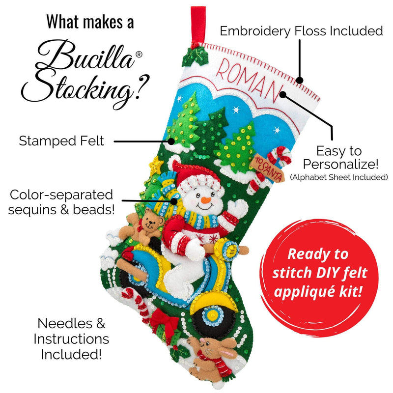 Quirks! Christmas Stocking Bucilla Sugarland Fairy Felt Stocking 18"