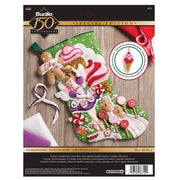 Quirks! Christmas Stocking Bucilla Sugarland Fairy Felt Stocking 18"