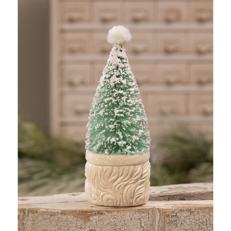 Quirks! Christmas Tree Santa Pastel Blue by Bethany Lowe Designs