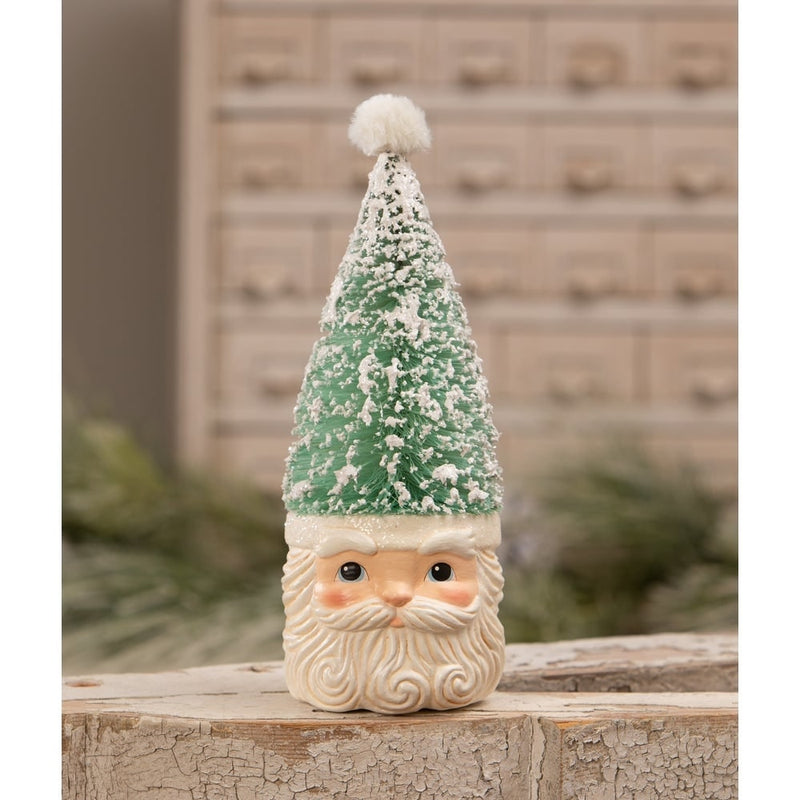 Quirks! Christmas Tree Santa Pastel Blue by Bethany Lowe Designs