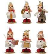 Quirks! Christmas Vintage Reproduction Marching Band -4"H Foam, Wood Bead & Paper