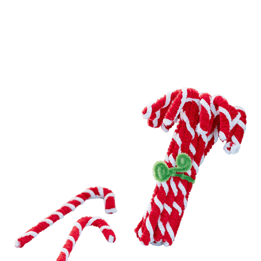 Quirks! Christmas Vintage-Style Chenille Candy Cane Bundles