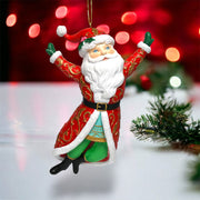Quirks! Christmas Yippee! Santa Ornament by December Diamonds