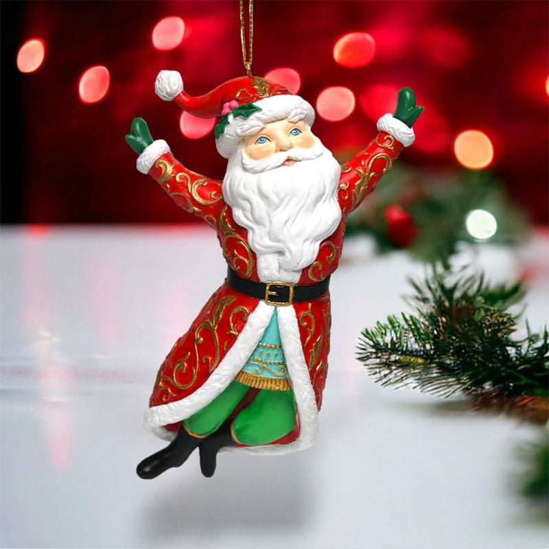 Quirks! Christmas Yippee! Santa Ornament by December Diamonds