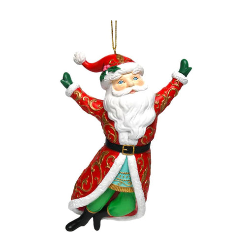 Quirks! Christmas Yippee! Santa Ornament by December Diamonds