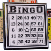 Quirks! coaster set Bingo!  Vintage Bingo Card Coaster Set