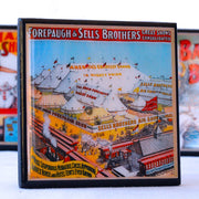 Quirks! coaster set Circus Poster Coaster Set