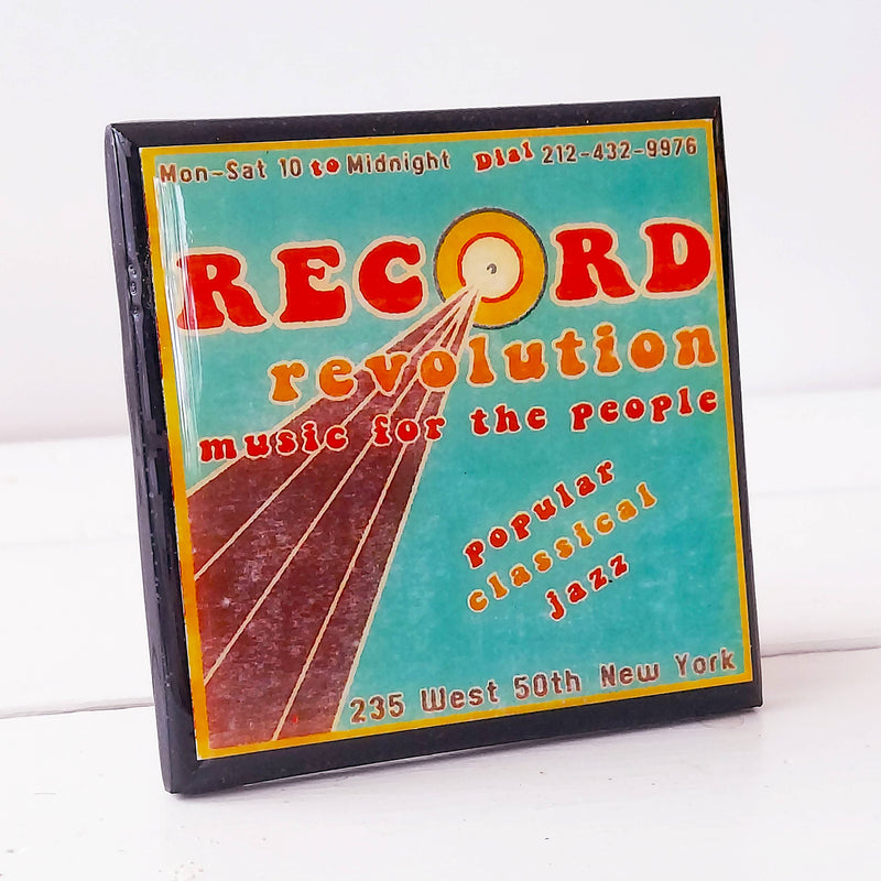 Quirks! coaster set Classic Record Shop Drink Coaster Set