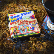 Quirks! coaster set Creepy Clown Halloween Drink Coaster Set