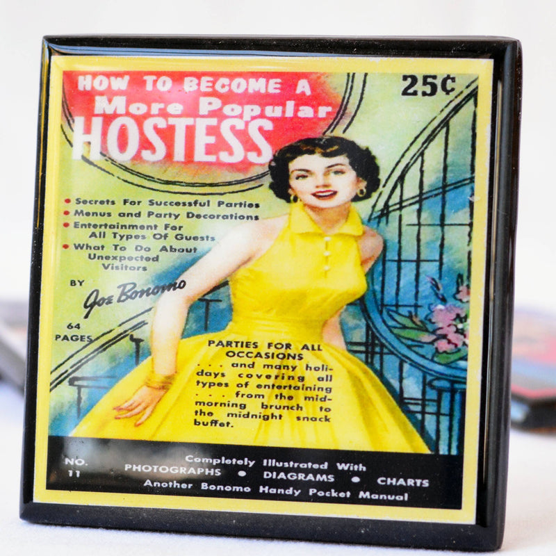 Quirks! coaster set Funny, retro (and dubious) Advice for Women Coasters