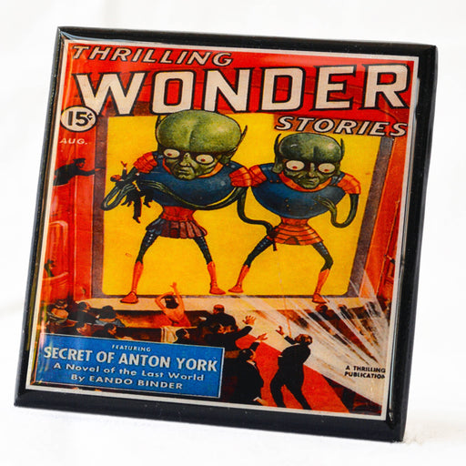 Quirks! coaster set Space Invaders! Vintage Science Fiction Coaster Set