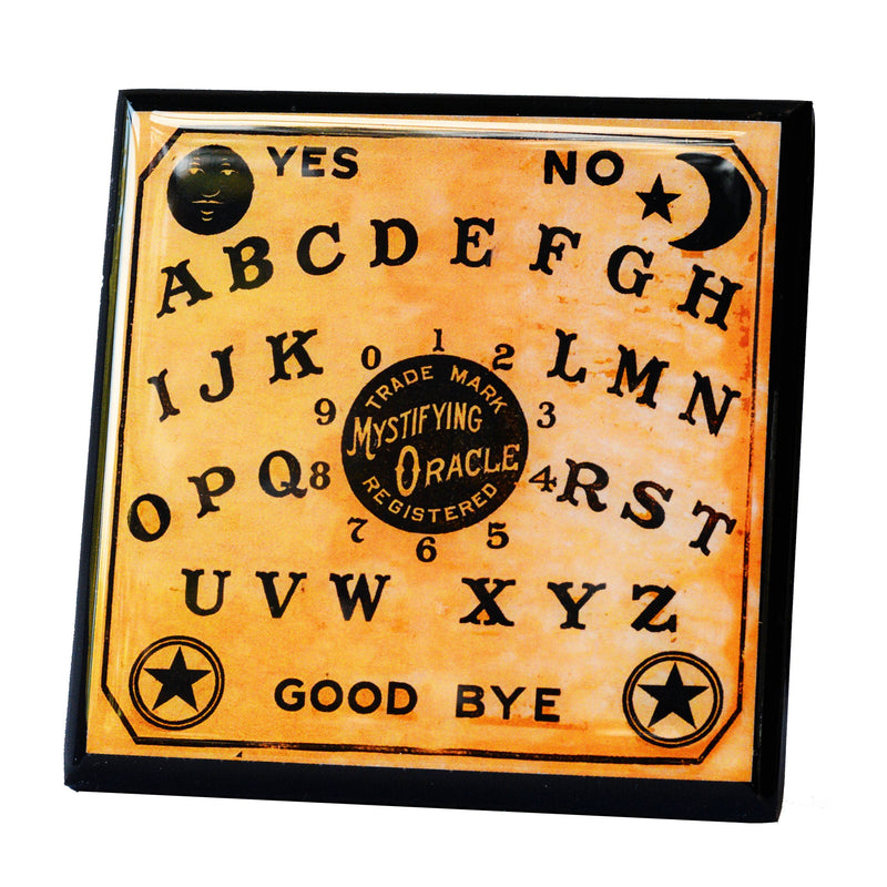 Quirks! coaster set Summon Some Spirits: Spooky Spirit Board Drink Coaster Set