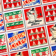 Quirks! coaster set Vintage Christmas Drink Coaster Set