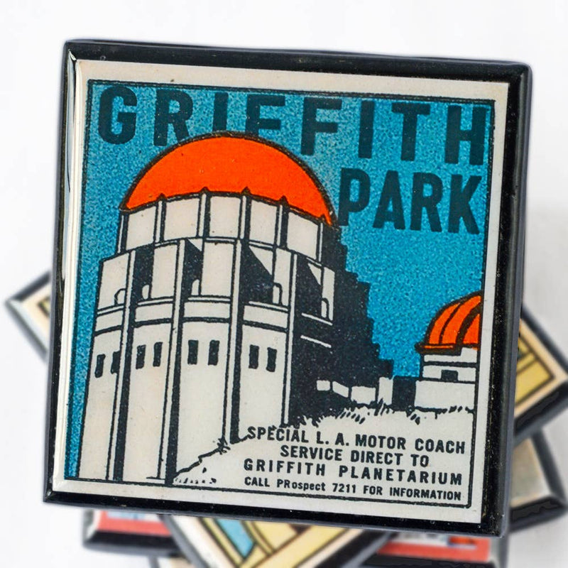 Quirks! coaster set Vintage Los Angeles Drink Coaster Set