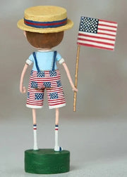 Quirks! Collectible Figurines Sammie's Stars & Stripes Patriotic Lori Mitchell Figurine *New for 2025*