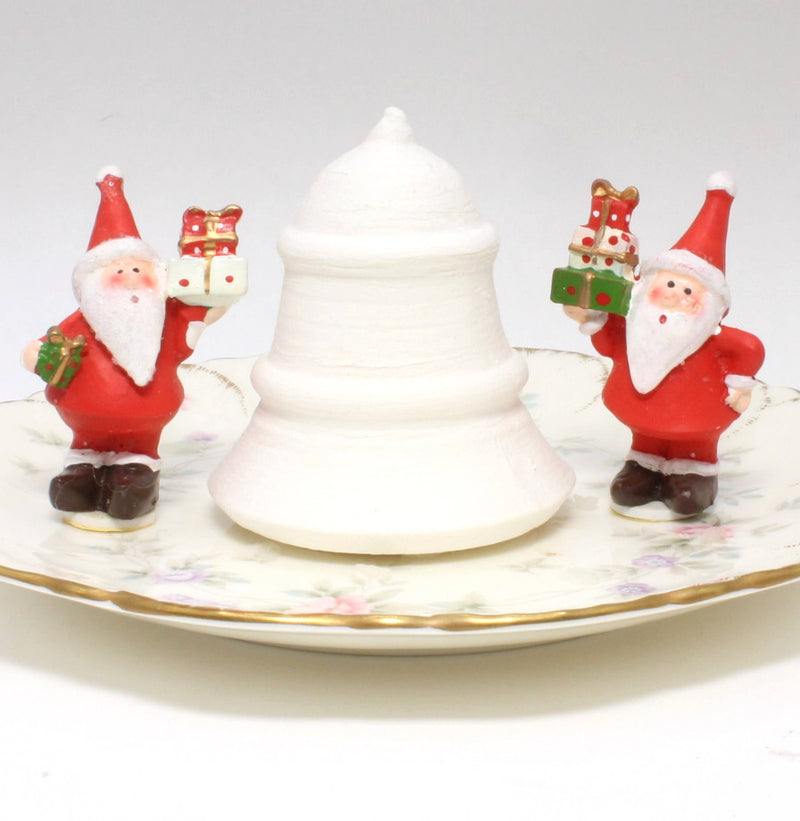 Quirks! craft supplies Christmas Bells - 2.5" German Spun Cotton - Set of 4