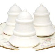 Quirks! craft supplies Christmas Bells - 2.5" German Spun Cotton - Set of 4