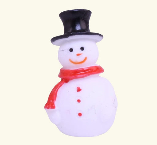 Quirks! craft supplies Retro Plastic Mini Snowman 1.25" - Set of 3