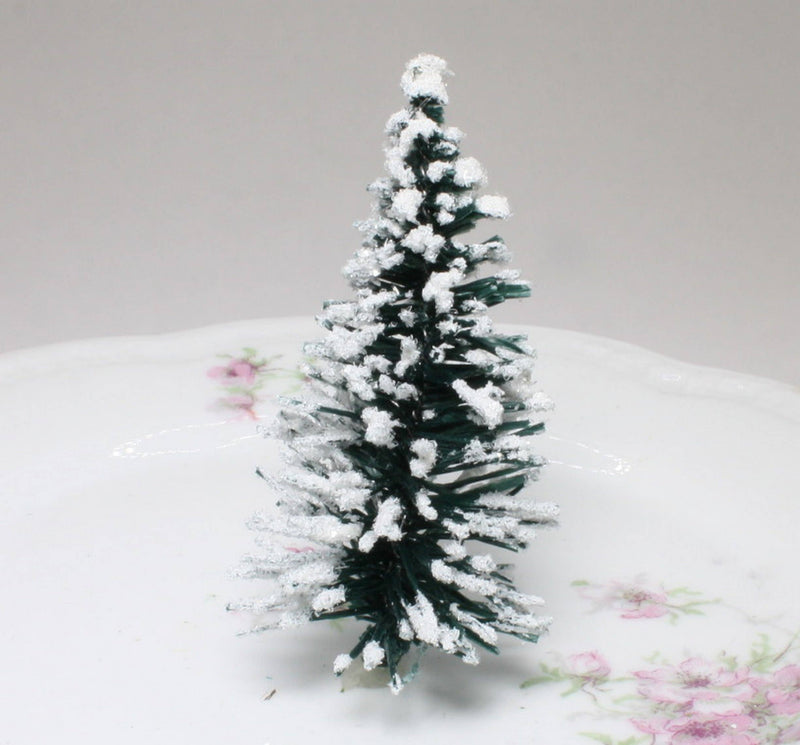 Quirks! craft supplies Snowy Forest Trees - 3" Tall - Green - Set of 3 Pcs