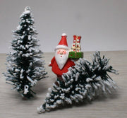 Quirks! craft supplies Snowy Forest Trees - 3" Tall - Green - Set of 3 Pcs