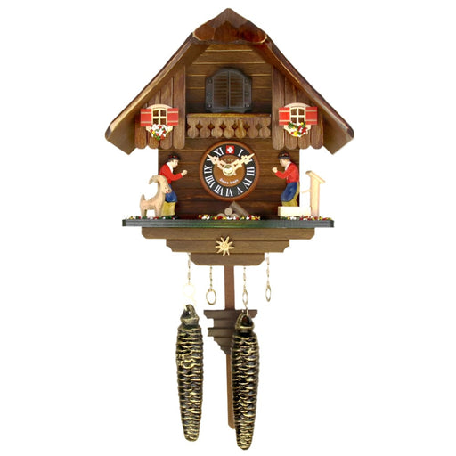 Quirks! Cuckoo Clock Classic Emmental Chalet Quartz Cuckoo Clock