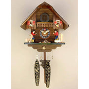 Quirks! Cuckoo Clock Classic Emmental Chalet Quartz Cuckoo Clock