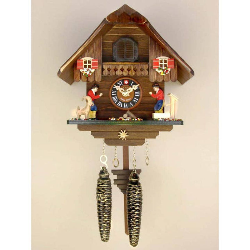 Quirks! Cuckoo Clock Classic Emmental Chalet Quartz Cuckoo Clock