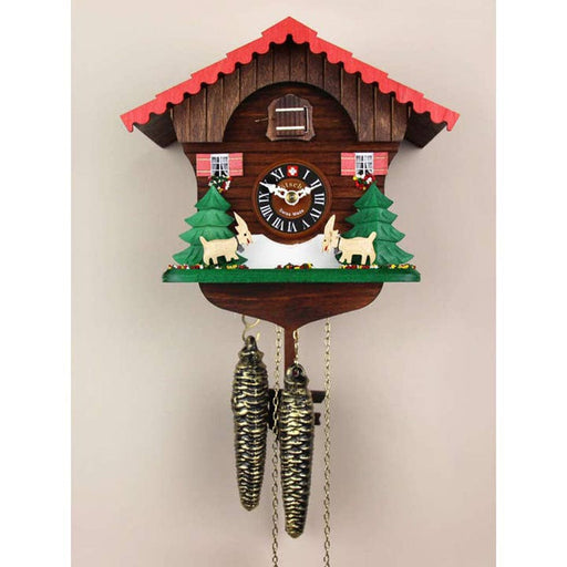 Quirks! Cuckoo Clock Goats At Play Chalet Cuckoo Clock