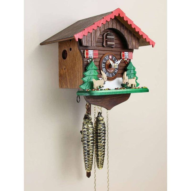 Quirks! Cuckoo Clock Goats At Play Chalet Cuckoo Clock