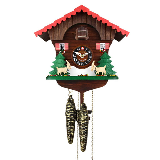 Quirks! Cuckoo Clock Goats At Play Chalet Cuckoo Clock