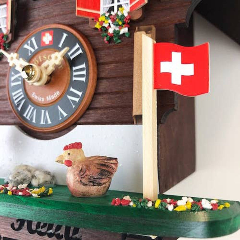 Quirks! Cuckoo Clock Heidi and Chicken Chalet Cuckoo Clock
