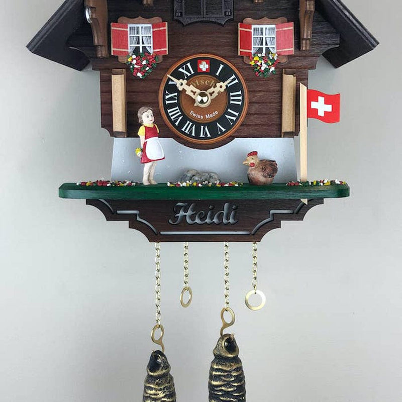 Quirks! Cuckoo Clock Heidi and Chicken Chalet Cuckoo Clock