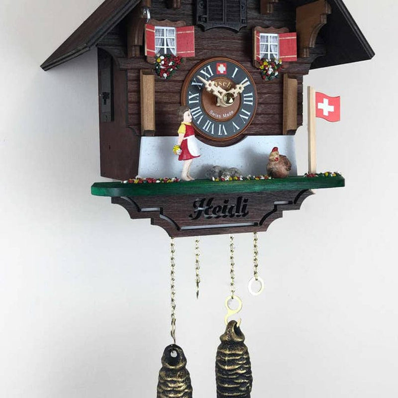 Quirks! Cuckoo Clock Heidi and Chicken Chalet Cuckoo Clock