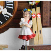 Quirks! Cuckoo Clock Heidi Baby Goat Cuckoo Clock