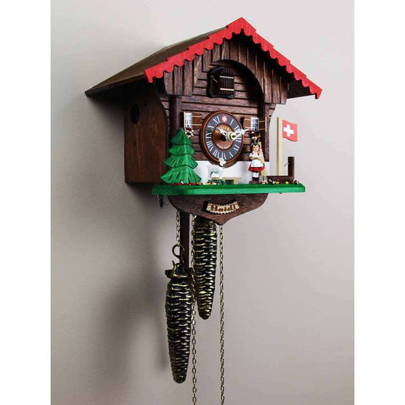 Quirks! Cuckoo Clock Heidi Baby Goat Cuckoo Clock