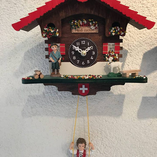Quirks! Cuckoo Clock Heidi On the Swing Cuckoo Clock