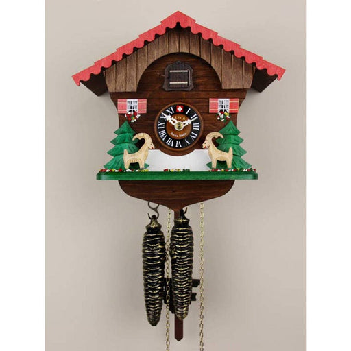 Quirks! Cuckoo Clock Leaping Ibex Chalet Cuckoo Clock