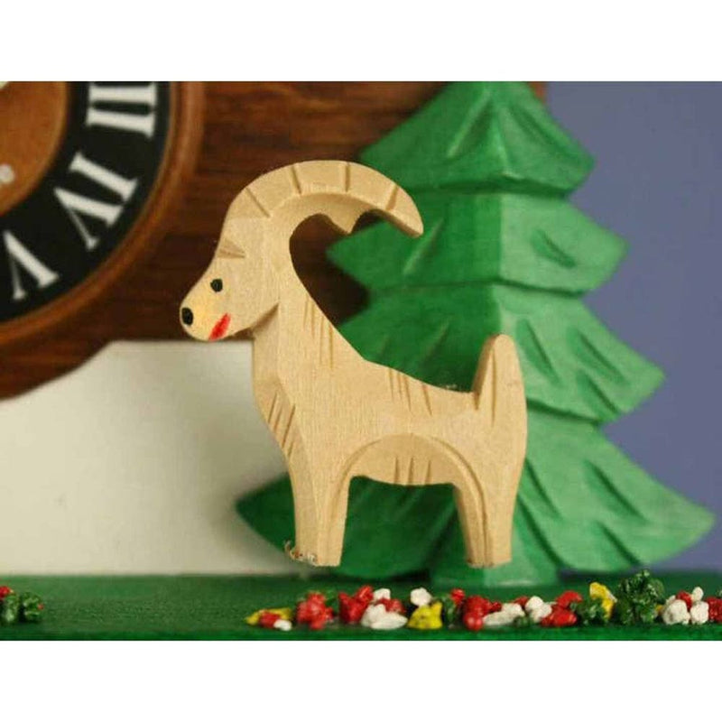 Quirks! Cuckoo Clock Leaping Ibex Chalet Cuckoo Clock