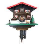Quirks! Cuckoo Clock Swiss Cheese Chalet Cuckoo Clock