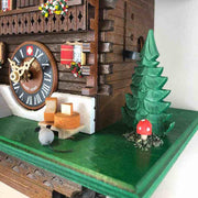 Quirks! Cuckoo Clock Swiss Cheese Chalet Cuckoo Clock