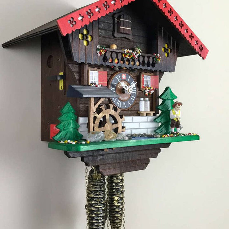 Quirks! Cuckoo Clock The Woodcutter'S Chalet Cuckoo Clock