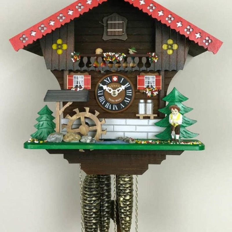Quirks! Cuckoo Clock The Woodcutter'S Chalet Cuckoo Clock