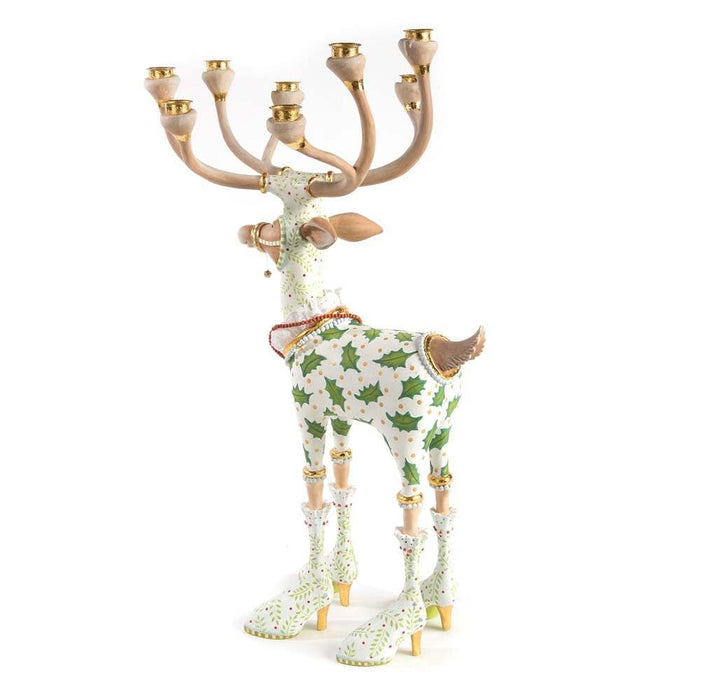 Quirks! Dash Away Vixen Reindeer Candelabra by Patience Brewster