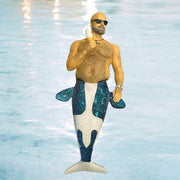 Quirks! December Diamonds Christmas, Seasonal Decor Merman Beached Whale (Blue) by December Diamonds