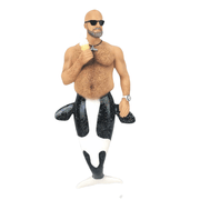 Quirks! December Diamonds Christmas, Seasonal Decor Merman Beached Whale by December Diamonds - New for 2024