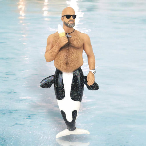 Quirks! December Diamonds Christmas, Seasonal Decor Merman Beached Whale by December Diamonds - New for 2024